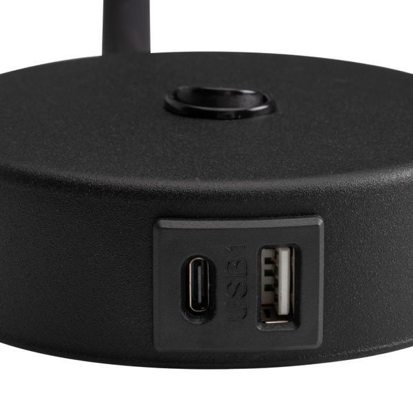 Бра, настенный светильник Tk Lighting TKL10201 LAGOS BLACK/GOLD 1 USB G9 1x6W IP20 Bk TKL10201 фото