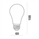 Лампа ULTRALIGHT LED A60 10Вт 4000К E27 49125 фото 3
