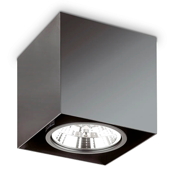 Точечный светильник Ideal Lux IL243948 MOOD PL1 D09 SQUARE NERO GU10 IP20 черный IL243948 фото