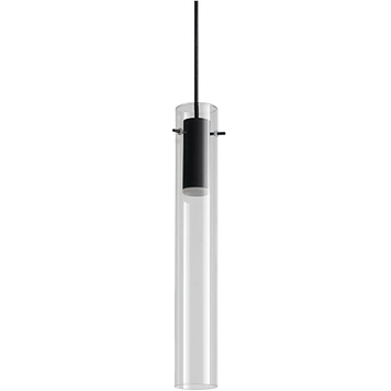 Підвісний світильник IDEAL LUX IL321059 FLAM SP TRASPARENTE 10W 900lm 3000K димчастий IL321059 фото