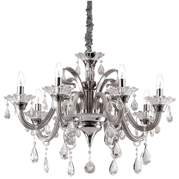 Светильник подвесной, люстра IDEAL LUX IL81519 COLOSSAL SP8 GRIGIO 8хЕ14 серый IL81519 фото