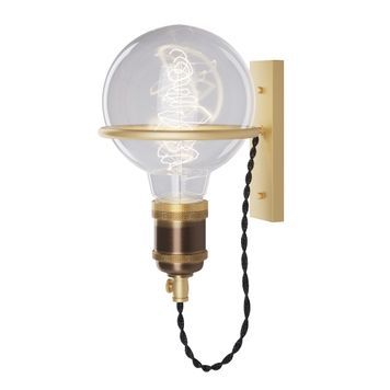 Бра BULB 1хЕ27 латунь pkt23587 фото