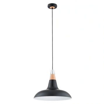 Подвесной светильник ALFA DORO BLACK R-2, 1хE27 черный, дерево IP20, 61361 61361 фото