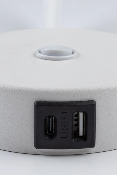 Бра, настенный светильник Tk Lighting TKL10202 LAGOS WHITE 1 USB G9 1x6W IP20 Wh TKL10202 фото