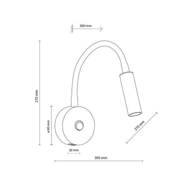 Бра, настенный светильник Tk Lighting TKL10202 LAGOS WHITE 1 USB G9 1x6W IP20 Wh TKL10202 фото