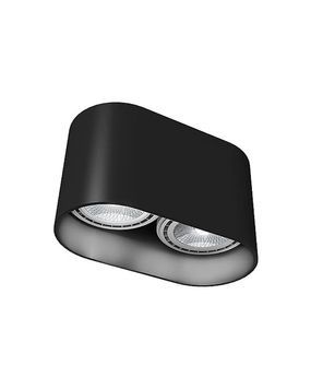 Точковий світильник Nowodvorski 9240 Oval GU10 2x75W IP20 Чорний 9240 фото