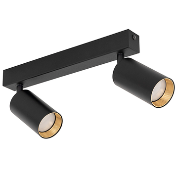 Спот TK-Lighting TKL10633 AMIS BLACK LAMPA SUFITOWA 2 GU10x2 чёрный TKL10633 фото