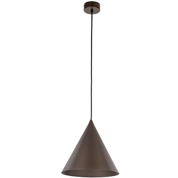 Підвісний світильник, люстра CONO BROWN LAMPA WISZACA 1 M TK LIGHTING TKL10037 E27 коричневий TKL10037 фото