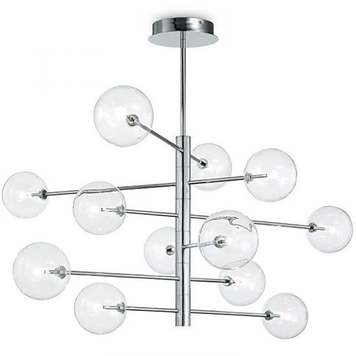 Люстра на штанзі IDEAL LUX IL200118 EQUINOXE SP12 CROMO SP20 12xG4 IP20 хром IL200118 фото