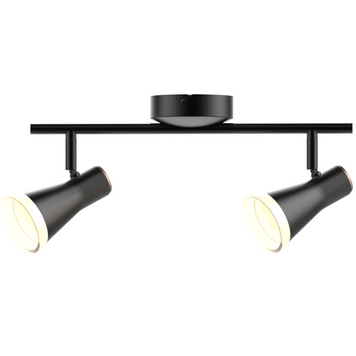 Настінно-стельовий світильник BERG 2 Goldlux LED 1x8.4Вт 3000К 850lm IP20 чорний 318169 318169 фото