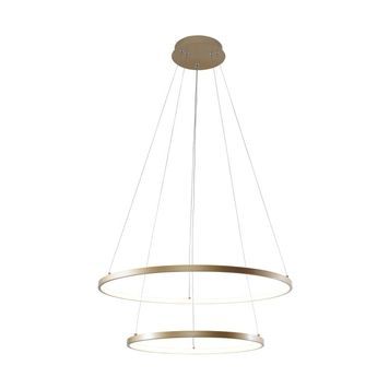 Підвісний світильник Zuma Line 18140GD-2 Breno Led 2x50W 3000K/4000K/6000K 2500Lm IP20 Gold 18140GD-2 фото