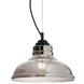 Люстра подвесная IDEAL LUX IL112343 BISTRO' SP1 PLATE FUME' 1хЕ27 IP20 дымчатый IL112343 фото 1
