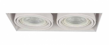 Точечный светильник AZZARDO 52270 NOVA 2 GIPS WHITE/WHITE AZ2934 фото