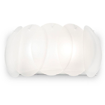 Бра IDEAL LUX IL38025 OVALINO AP2 2хЕ27 IP20 белый IL38025 фото
