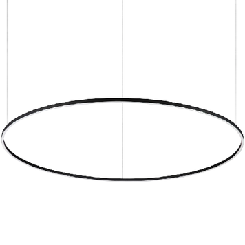 Подвесная люстра IDEAL-LUX IL342160 ORACLE SLIM SP D150 ROUND 2700K ON-OFF BK IL342160 фото