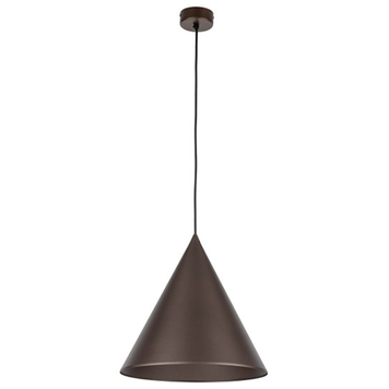 Підвісний світильник, люстра CONO BROWN LAMPA WISZACA 1 L TK LIGHTING TKL10038 E27 коричневий TKL10038 фото