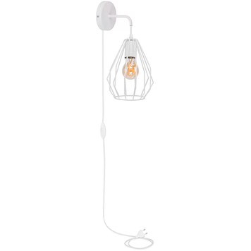 Бра TK LIGHTING TKL2284 BRYLANT WHITE KINKIET 1 Е27 IP20 белый TKL2284 фото