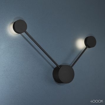 Бра Imperium Light Antenna LED 2х4W 4000K IP20 422252.05.92 черный 422252.05.92 фото