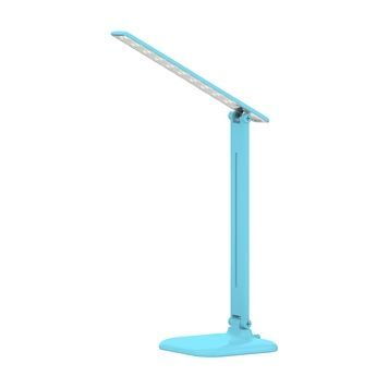 LED лампа настільна LEBRON L-TL-L, 10W, 4100K, 3 рівня потужності, блакитна, з блоком жи-ня 15-13-22 фото