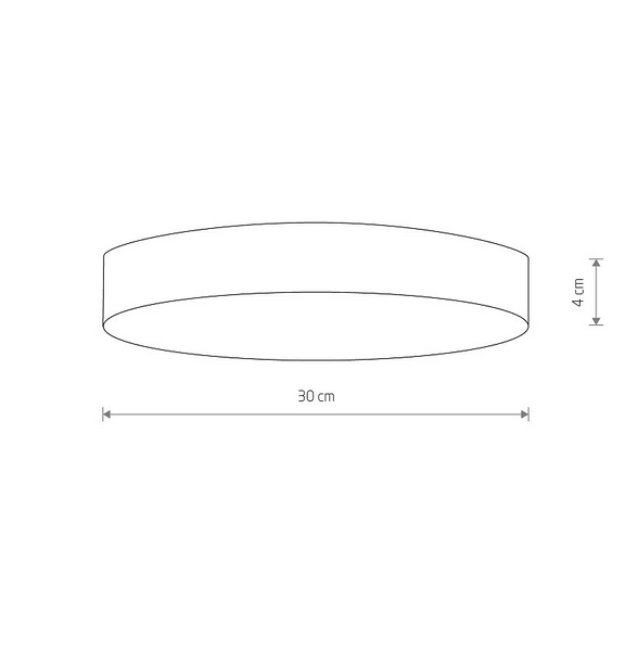 Светильник потолочный Nowodvorski 10405 Lid Round Led 1x50W 3000K 4400Lm IP20 Белый 10405 фото