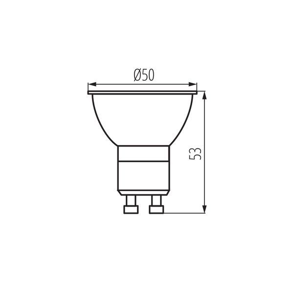 Лампа светодиодная Kanlux 38414 XLED GU10 6,5W-NW, 6.5W 4000К GU10, 100&deg; 38414 фото