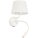 Бра, настінний світильник Tk Lighting TKL10204 Maja E27+G9 2x15+8W IP20 Wh TKL10204 фото 1