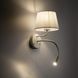 Бра, настінний світильник Tk Lighting TKL10204 Maja E27+G9 2x15+8W IP20 Wh TKL10204 фото 2