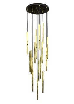 Подвесной светильник SELTER 17 PREMIUM GOLD Emibig 17xG9 IP20 золотой 1332/17 1332/17 фото