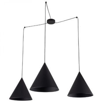 Подвесной светильник, TK-lighting TKL6629 CONO BLACK LAMPA 3хE27 IP20 черный TKL6629 фото