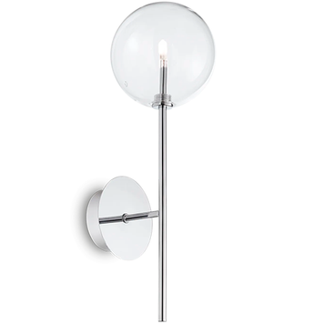 Бра, настенный светильник IDEAL-LUX IL200132 EQUINOXE AP1 CROMO 1xG4 IP20 хром IL200132 фото