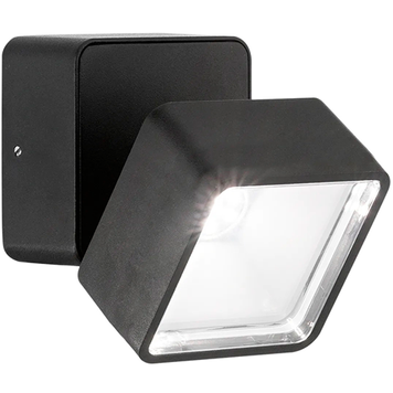 Бра уличное IDEAL LUX IL285535 OMEGA AP SQUARE NERO 7W 610lm 4000K черный IL285535 фото