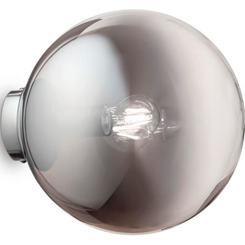 Бра, настенный светильник IDEAL-LUX IL186856 MAPA AP1 D30 CROMO SFUMATO 1хЕ27 IP20 хром IL186856 фото