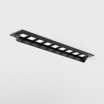 Світильник точковий з асиметричною оптикою VARIO WALL WASHER 218, L218мм, W38мм, H45мм, LED 10W, 720Lm, 3000K, 48x25&deg;, CRI>90, 350mA, IP20, чорний 01.2185.10.930.BK фото