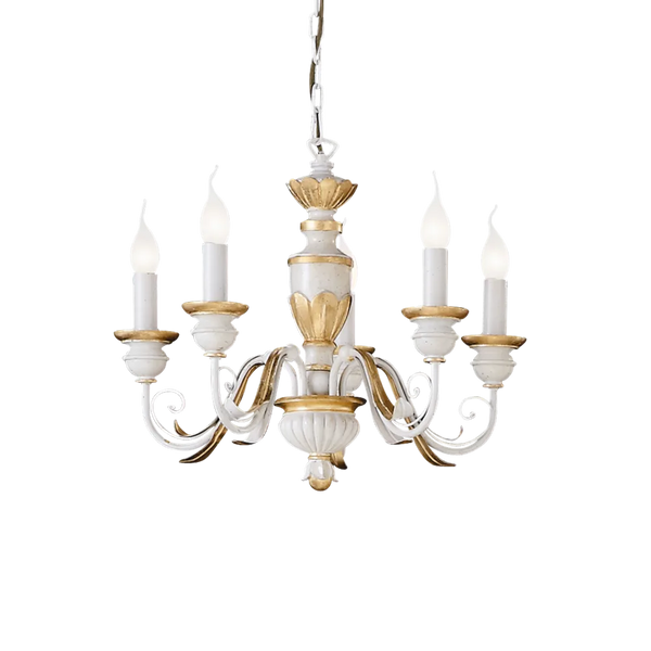 Люстра IDEAL-LUX IL20822 FIRENZE SP5 ORO 5хЕ14 IL20822 фото