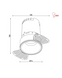 Точковий світильник Kloodi KD-GIRON134 TR 12W 4K 38D WH/REF-WH LED 840Lm IP20 білий KD-GIRON134 TR 12W 4K 38D WH фото 4