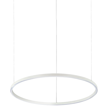 Подвесная люстра IDEAL-LUX IL304403 ORACLE SLIM SP D070 ROUND 40W 4250lm 3000K DALI WH белый IL304403 фото
