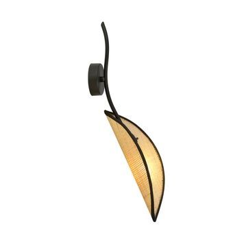 Настенный светильник Emibig LOTUS K1 BLACK/RATTAN Е14 IP20 1181/K1 черный 1108/K1 1108/K1 фото