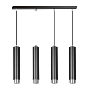 Подвесной светильник KIBO 4 BL/CHROME Emibig GU10 IP20 черный, хром 641/4 643/4 фото