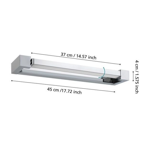 Підсвітка для дзеркал Eglo Е900616 GEMILIANA mirror light, 8.9 Вт, 1000 лм, 4000К Е900616 фото