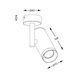 Спот TORI SL 2 20015-WH-N Zuma Line GU10 IP20 белый 20015-WH-N фото 2