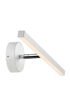 Світильник підсвітка для дзеркала Nordlux 2410401001 Ip s13 40 LED 1x6.2W 3000K 340Lm IP44 білий 2410401001 фото