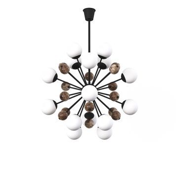 Люстра Burst 2 marble черный G9x16 pkt35036-3 фото