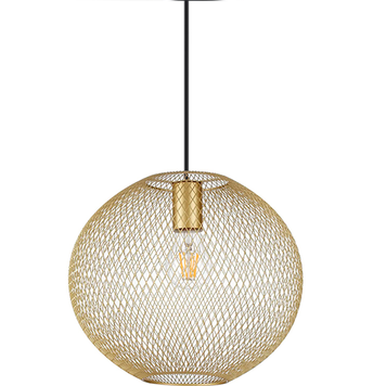 Подвесной светильник IDEAL LUX IL313771 NET SP1 D29 ORO 1хЕ27 IP20 золотой IL313771 фото