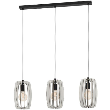 Світильник підвісний Eglo Е900503 BAJAZZARA pendant light 3хЕ27 сірий Е900503 фото