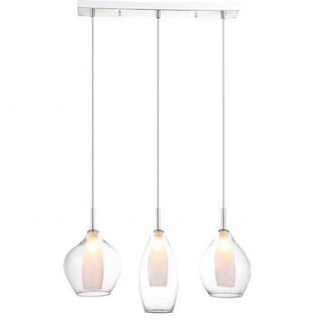 Подвесной светильник, люстра Azzardo AZ3075 AMBER MILANO 3 CLEAR AZ3075 фото