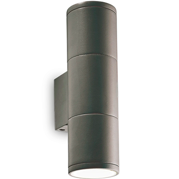 Вуличний світильник IDEAL LUX IL236841 GUN AP2 SMALL ANTRACITE 2хGU10 IP44 антрацит IL236841 фото