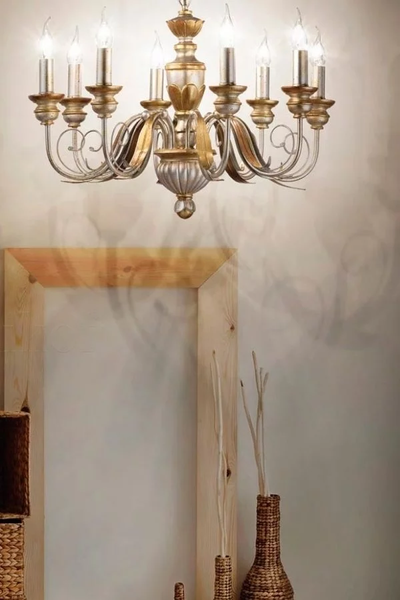 Люстра IDEAL-LUX IL20839 FIRENZE SP8 ORO 8хЕ14 IL20839 фото
