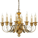 Люстра IDEAL-LUX IL20839 FIRENZE SP8 ORO 8хЕ14 IL20839 фото 1