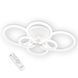LED світильник VELMAX V-CL-NAOMI-R-120SWh, max 120W, 3000K-6500K, пульт, блок живлення, білий, 230V 23-43-38 фото 1