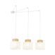 Подвесной светильник, люстра Tk Lighting TKL2345 DUO WHITE JUTA 3 IP20 3хЕ27 Белый TKL2345 фото 2